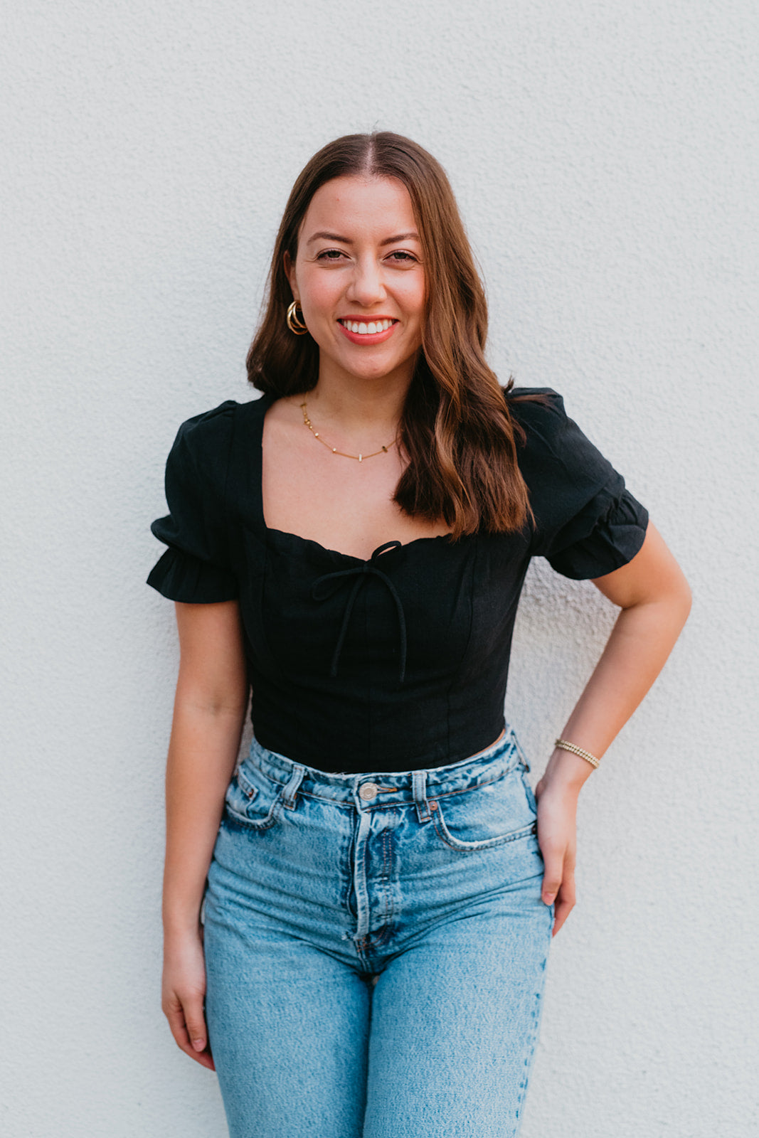 The Poppy Crop Top Black